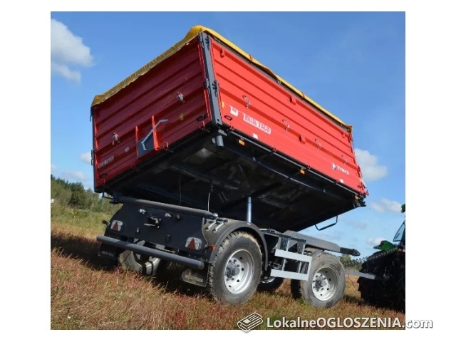 Przyczepa rolnicza dwuosiowa 8 ton wywrotka METAL-FACH T 710/2