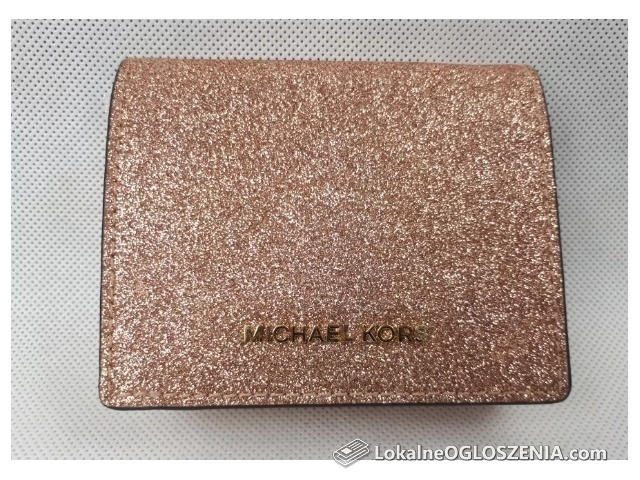 Nowa portmonetka MICHAEL KORS rose gold złota rózowa portfel oryginal 