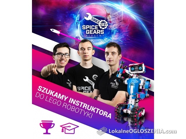 Dołącz do zespołu Spice Gears Academy i zostań instruktorem zajęć z robotyki w Nisku ! 