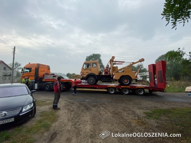 Holowanie tirów, laweta dla samochodów ciężarowych Poznań
