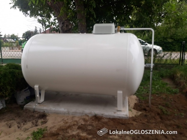 Zbiornik naziemny 2700L na gaz płynny LPG - 2700L / 3700L / 4850L / 6400L