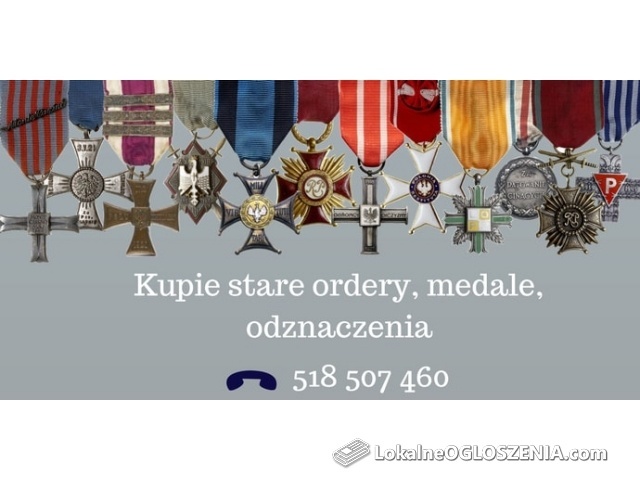 KUPIE stare ordery, medale, odznaki, odznaczenia