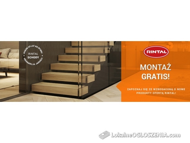 Rintal - w czerwcu montaż schodów GRATIS
