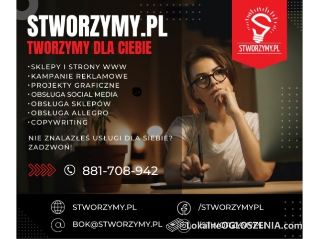 Strony www, projekty graficzne, reklama. Stworzymy.pl