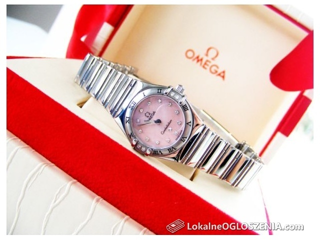 Omega Constellation Diamonds Pink Mother of Pearl 