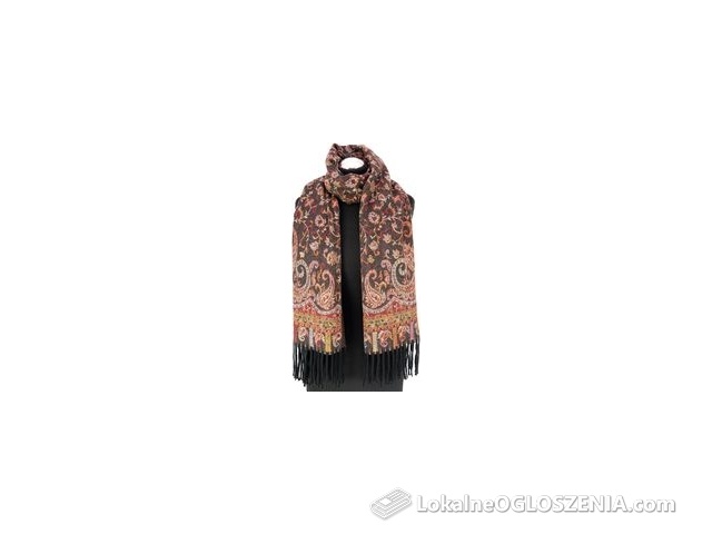 Gruby szal kaszmirowy Mozaika Starego Bazaru