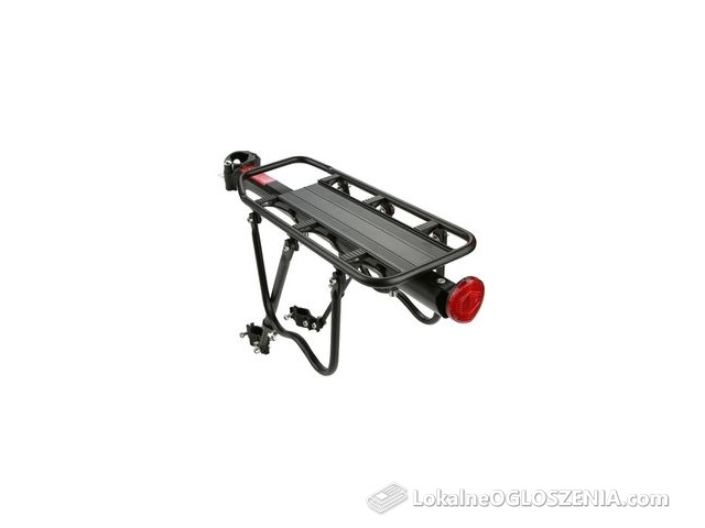 Bagażnik Rowerowy Tylny Aluminium Uniwersalny Turystyczny 50 kg do Sztycy