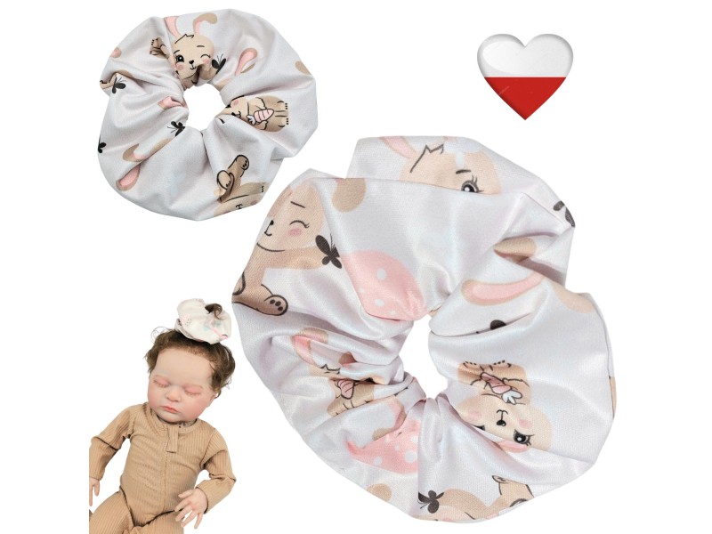 Gumka do włosów - KRÓLICZKI maxi