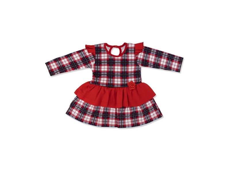 Sukienka kolekcja czerwona kratka