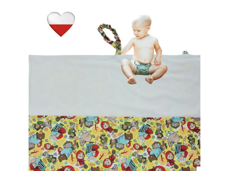 Mata do przewijania - CZERWONY KAPTUREK