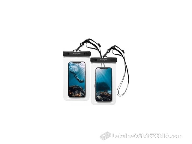 Spigen Etui wodoodporne A601 Przezroczysty 2 szt.