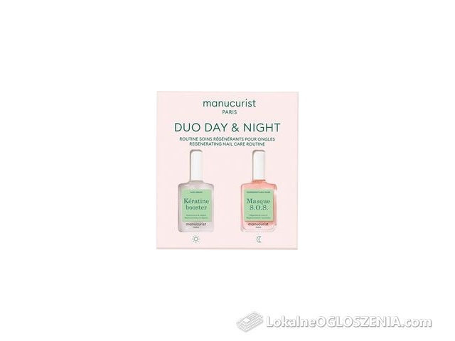 Manucurist Nail & Hand Care Day Night Routine Kératine Booster + Masque Zestaw Do Pielęgnacji Paznokci 1Szt.