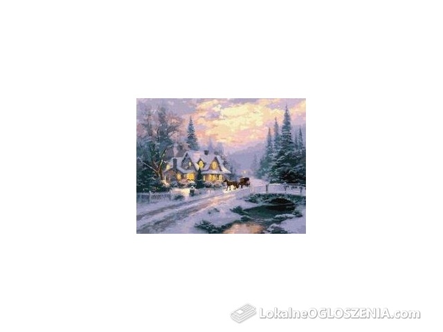 Malowanie Po Numerach Noworoczny Spokój 40X50Cm