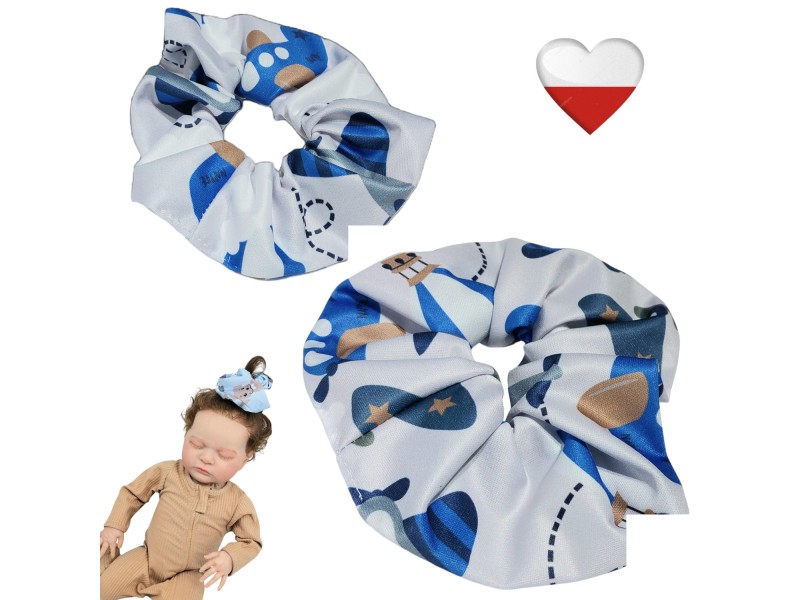 Gumka do włosów - SAMOLOTY maxi