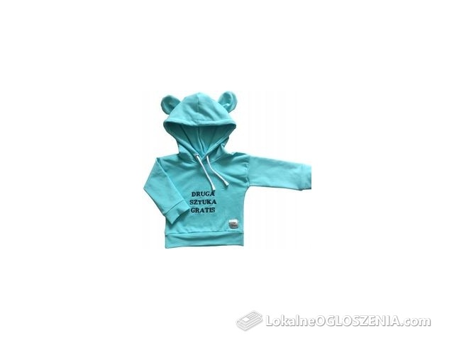 Bluza Druga sztuka błękitna r. 128
