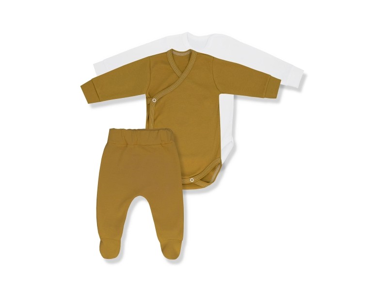 Komplet Wiosna Ochra