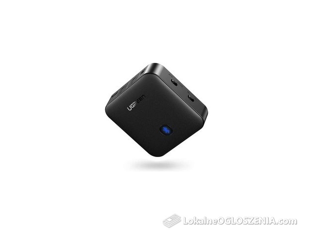 UGREEN ADAPTER ODBIORNIK BLUETOOTH 5.0  3,5 MM AUX APTX (CZARNY)  (UGR422BLK)