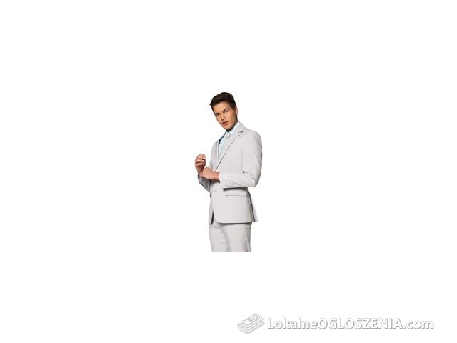 Opposuits Garnitur Męski Jasny Szary 54 12870742