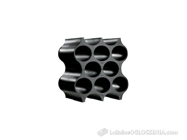 Stojak na butelki set-up czarny