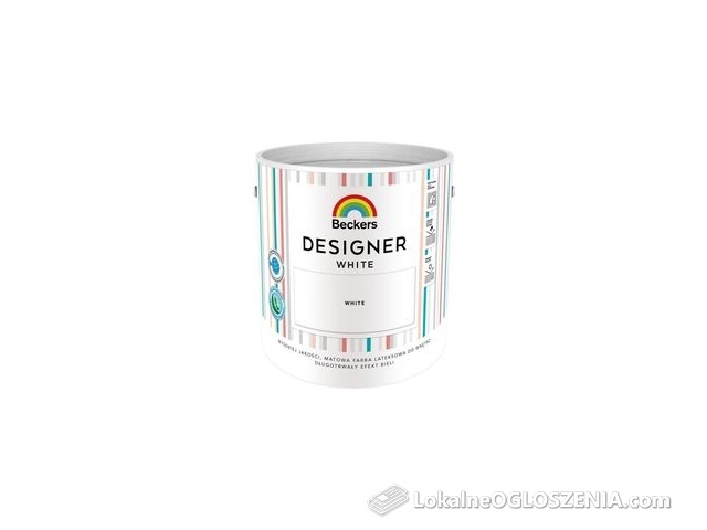 Beckers Farba Designer White Biały 2,5 L