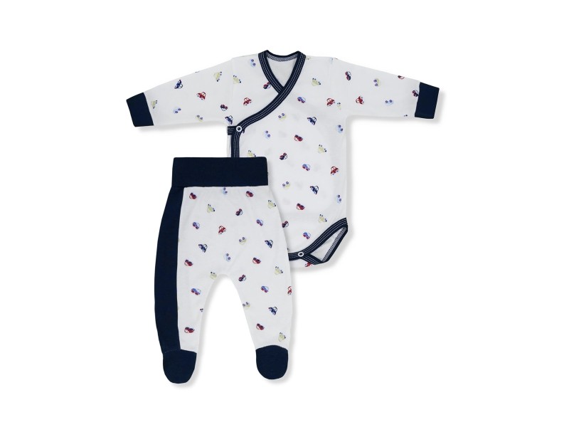 Komplet kolekcja Białe Autka