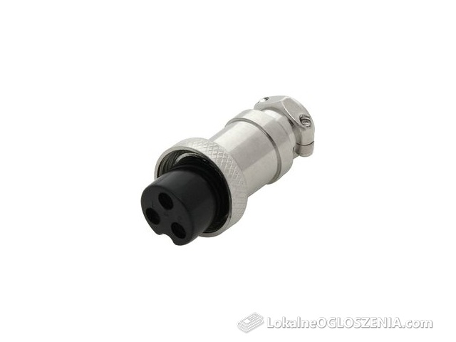 Wtyk CB mikrofonowy 3PIN na kabel