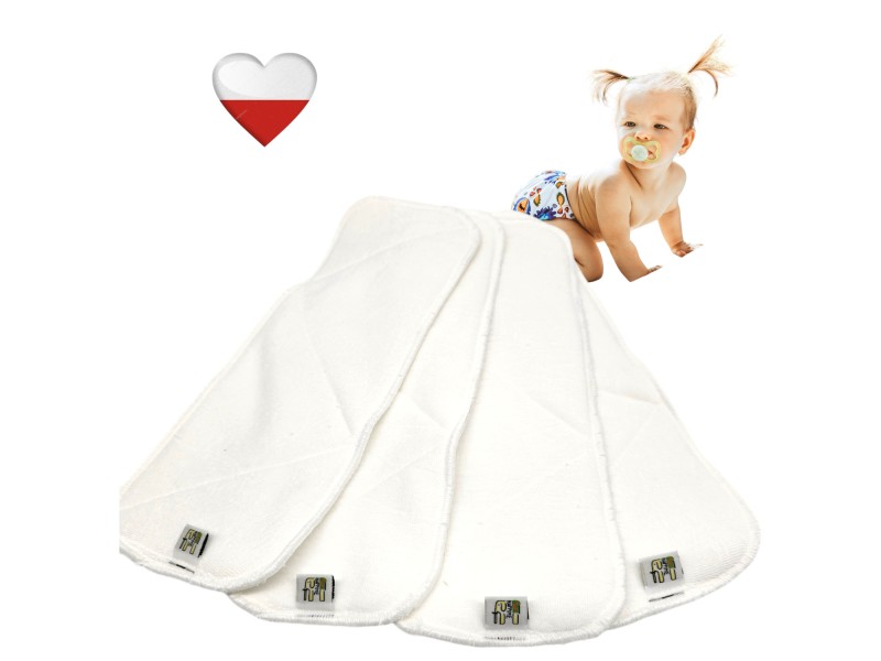 WKŁAD z mikrofibry M, z przeszyciami, 33x13, 4 warstwy