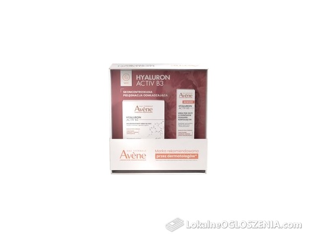 Avene Hyaluron Activ B3 Krem Na Noc 50ml + Pod Oczy 15ml