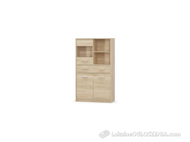 Mebel Bos Witryna Tips 2D1W1S 80 Dąb Sonoma