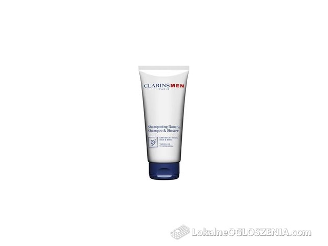 CLARINS MEN Total Shampoo odżywczy żel pod prysznic do ciała i włosów 200ml