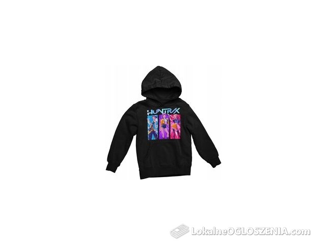 Bluza Huntrix Kpop Hunters Deamon Z Kapturem Czarna 7 8 Lat 134 CM WZ2