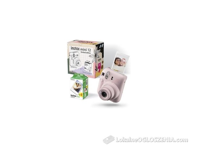 Fujifilm Instax Mini 12 różowy + wkłady (20 zdjęć)