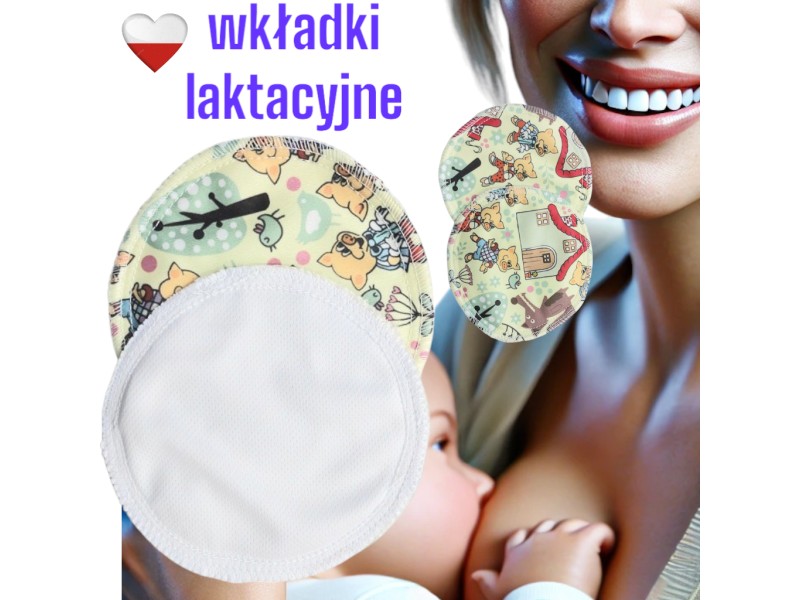 WKŁADKI LAKTACYJNE PUL coolmax - TRZY ŚWINKI