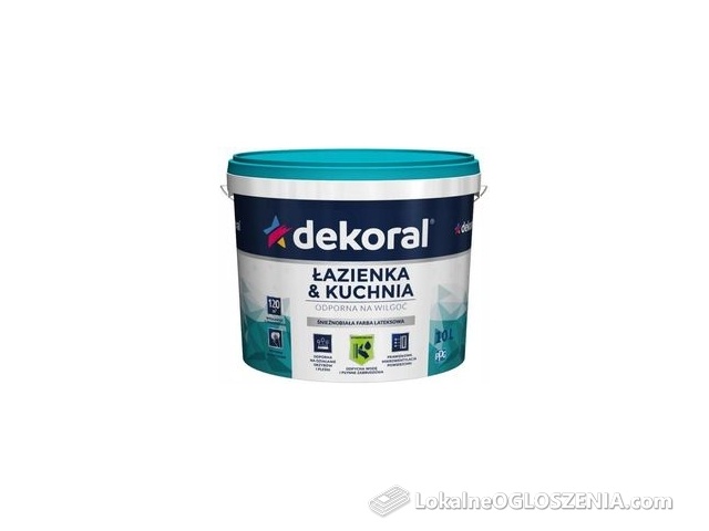 Dekoral ŁAZIENKA & KUCHNIA biały 1L