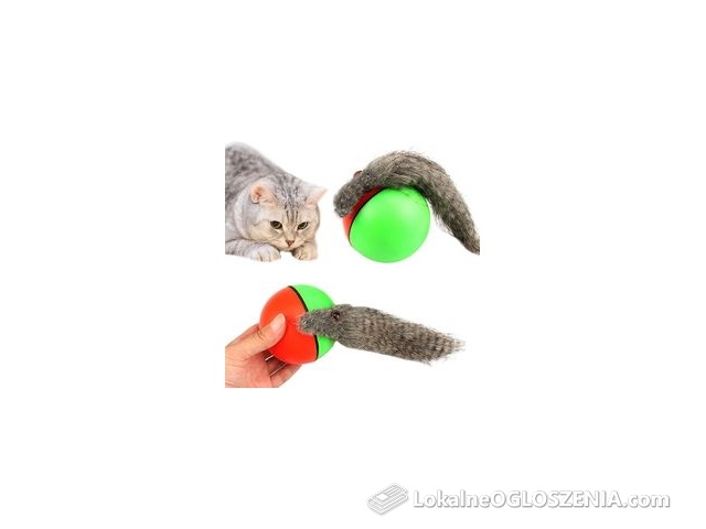 Fretka Biegajaca Piłka Uciekajaca Zabawka Dla Kota