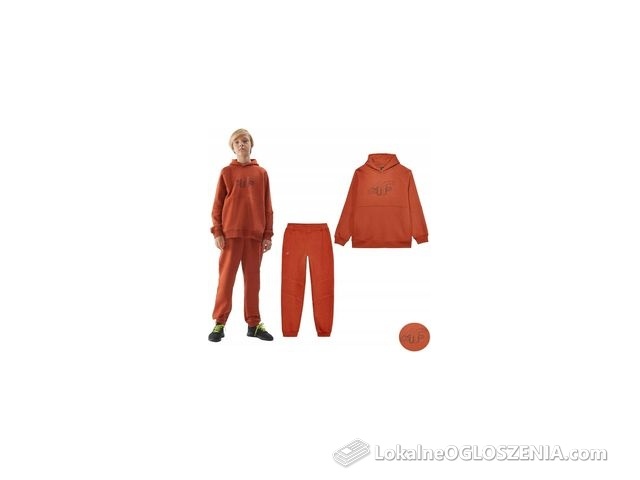 Komplet Chłopięcy Dresowy 4F Bluza Spodnie Dres