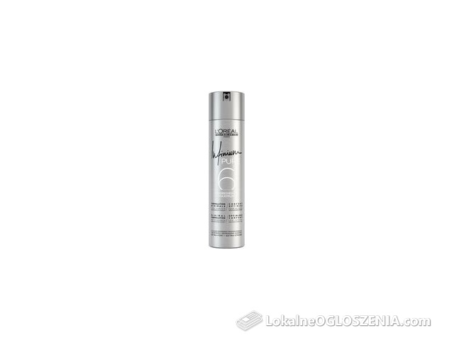 L’Oreal Professionnel Infinium Pure Extra Strong Bezzapachowy bardzo mocny lakier do włosów 300ml