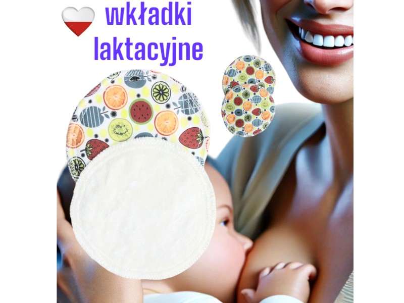 WKŁADKI LAKTACYJNE PUL bambus - OWOCOWY MIX