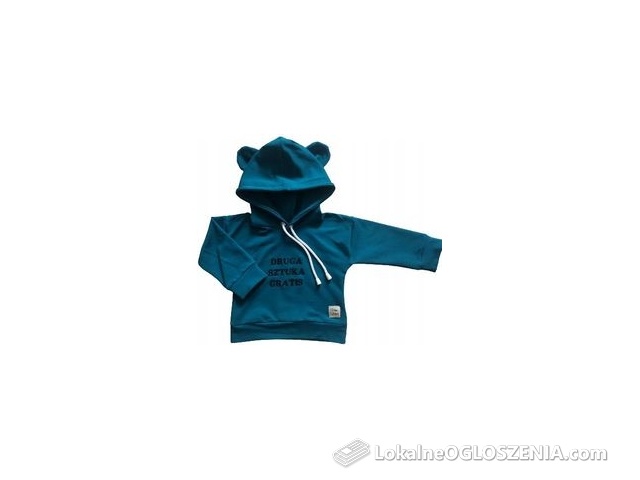 Bluza Druga sztuka niebieska r. 116