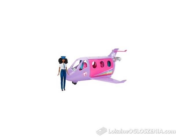 Barbie Lotnicza Przygoda Samolot + Lalka HCD49