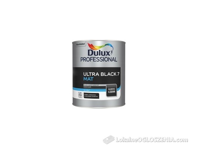 Dulux Farba Professional Ultra Black 7 Mat 1L