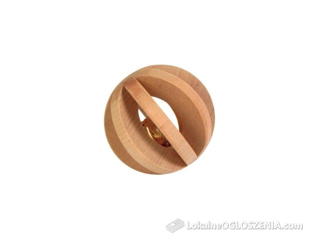 Trixie Drewniana Piłka Z Dzwonkiem