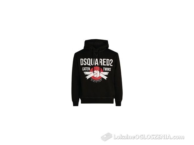 DSQUARED2 markowa włoska bluza z kapturem COOL FIT