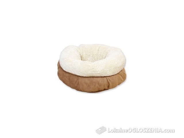 Afp Legowisko Dla Psa Kota Owcza Wełna Kształt Pączka Brązowe