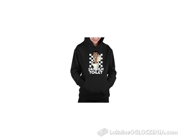 Skibidi toilet - głowa w toalecie - dziecięca bluza na prezent