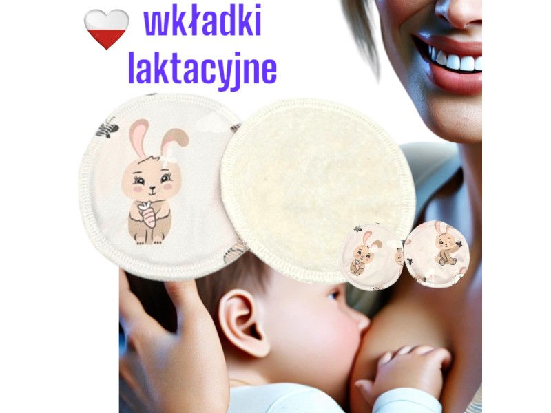 WKŁADKI LAKTACYJNE PUL bambus - KRÓLICZKI