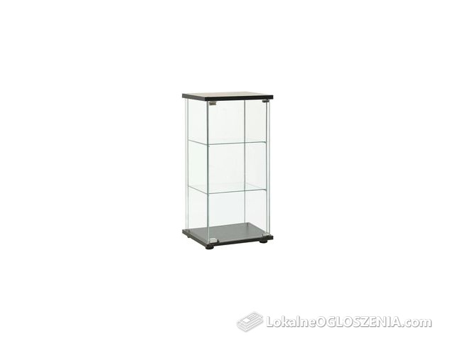 vidaXL Szafka Ze Szkła Hartowanego, Czarna