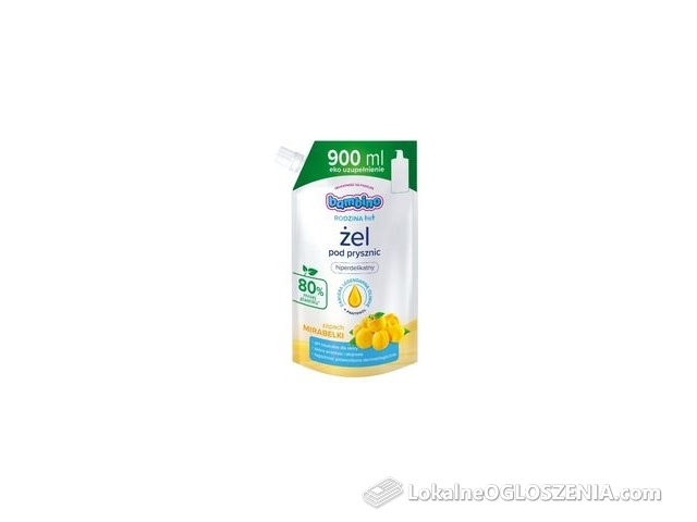 Nivea Bambino Rodzina Żel Pod Prysznic Hiperdelikatny O Zapachu Mirabelki Zapas 900ml