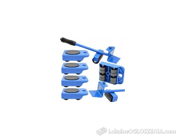 Zestaw Rolki Do Transportu Przesuwania Mebli 150Kg