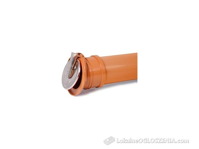 Karmat zasuwa burzowa dn160 końcowa do rury kanalizacyjnej zbk160